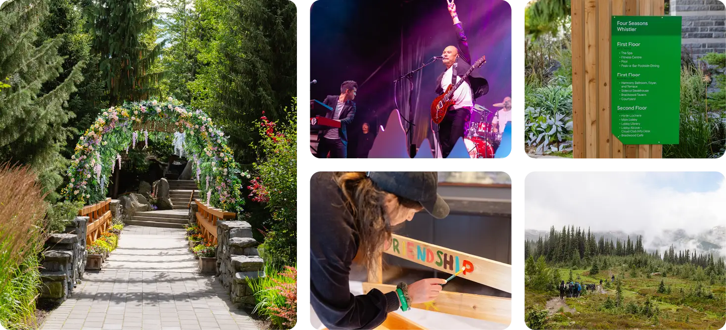 Examples of sustainable event elements